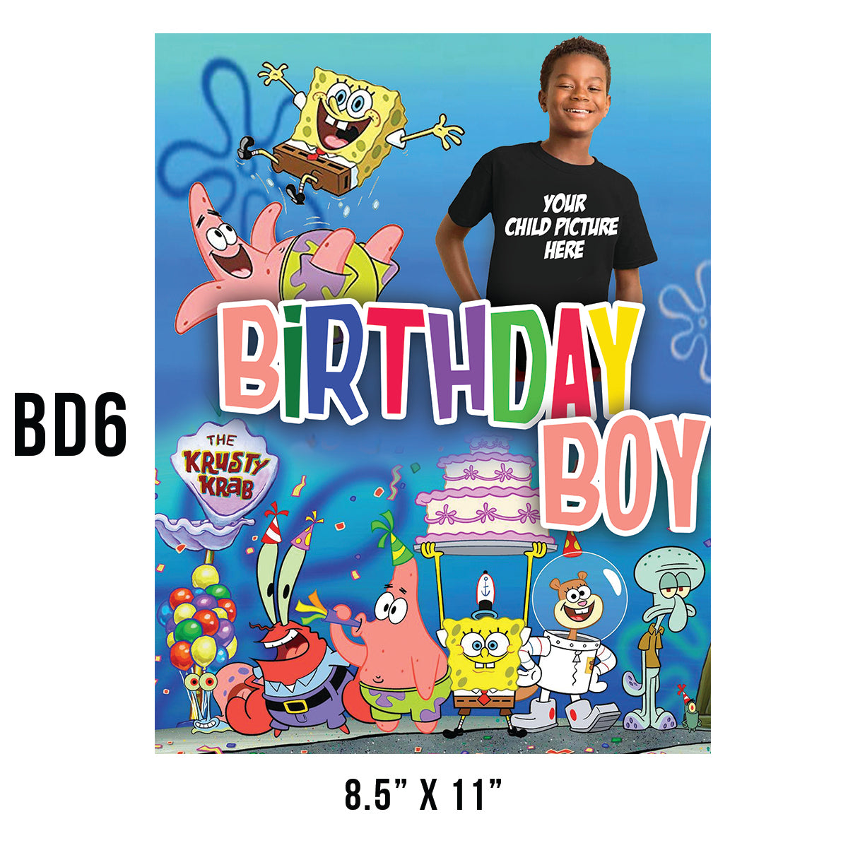 "Kid Birthday" Paper Transfer Designs (1 Pic Max)