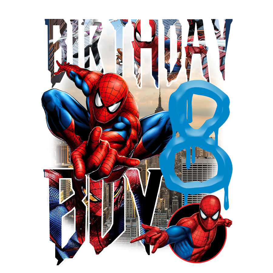 "Kid's Birthday" DTG or SUB Design - Adults