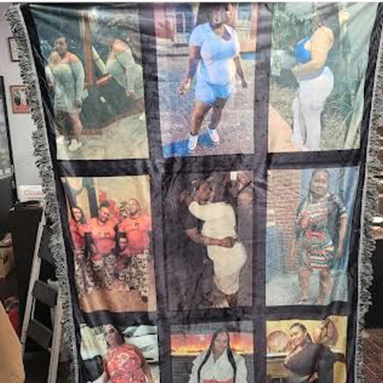 Custom (9) Picture Blanket